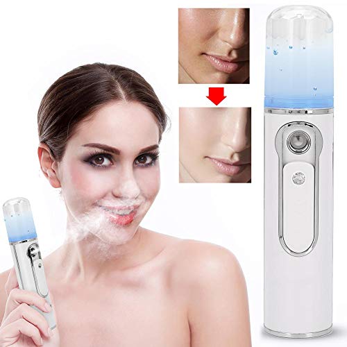Facial Steamer, Nano Ionic Facial Steamer, Warm Mist Face Steamer, Portable Facial Skin Moisturizing Airbrush, To Moisturizing Cleansing Pores Makeup For Women & Men #TOP5