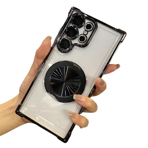 Coque Samsung S22 Ultra avec support métal rotatif à 360 degrés