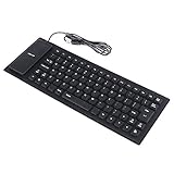 85 Keys USB Wired Waterproof Flexible Foldable Silicone Keyboard Folding Mini klavye for PC Computer Peripherals
