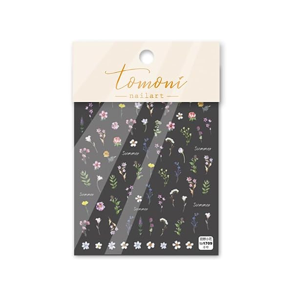 Flower Nail Stickers for Nail Art - Flowers Nail Art Stickers Summer Floral Leaf Plant 5D Embossed Nail Decals Self-Adhesive Nails Supply Manicure Sliders Flower Stickers for Nails Decoration by POWPOP - Image 7