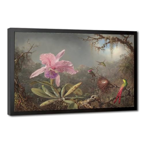 Impression sur toile Martin Johnson Heade chef-d'œuvre artistique 1871