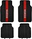 SPARCO SPC1913RS Teppiche SPC rote streifen PVC/LATEX 4 STÜC, Red, Set of 4