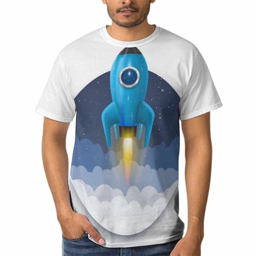 Tshirt bleu homme anti-déformation qui ne rétrécit pas au lavage pour style durable