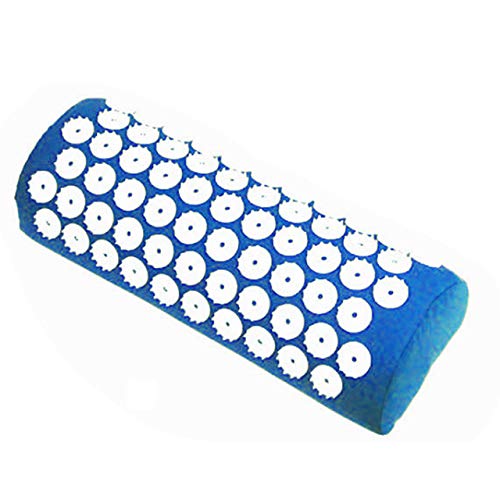 YLX Lotus Spike Alfombrilla de acupresión Alfombrilla de Masaje y Juego de Almohadas   Cojín de Yoga Alivia el   Dolor Muscular del Cuello Esterilla de Yoga Corporal, Rosa Cover