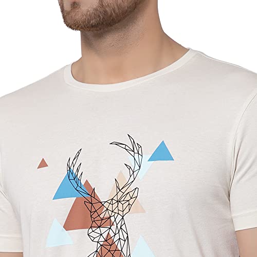 Image of Red Tape Printed Round Neck T-Shirt for Men | Premium Comfort | Versatile Everyday Essential