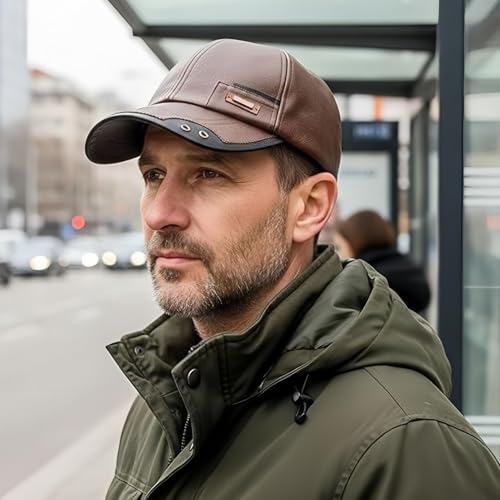 Casquette baseball doublée chaude pour protéger votre tête du vent glacial en hiver