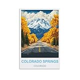 KTYWZ Vintage-Wandschild aus Metall, Poster, Colorado 
