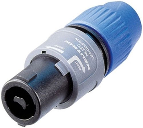 NL2FX Neutrik Conector Speakon de 2 Polos para Cable de Altavoz de Audio