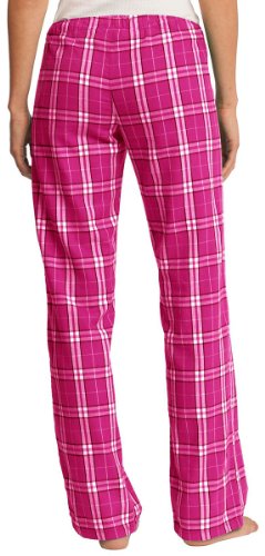 District Threads Juniors Flannel Plaid Pant, XS, New Red3