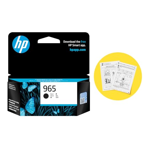 Image of HP 965 Black Original Ink Cartridge