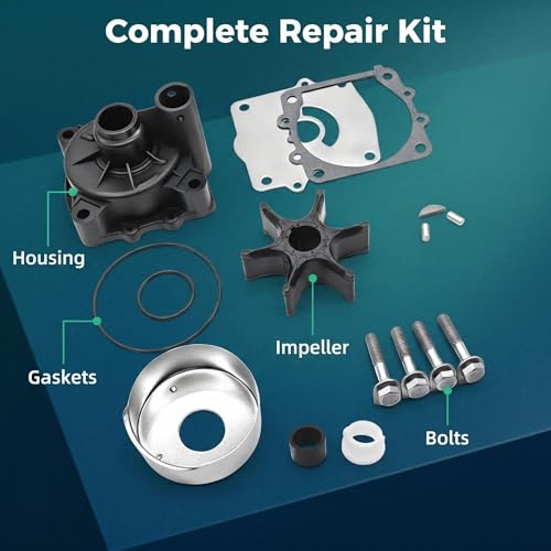 Image of 18-3396-1 Water Pump Kit with Housing Sierra for Yamaha Outboard V6 150-225 HP (1992-2009) | Replaces OEM 61A-W0078-A2-00, 61A-W0078-A3-00, 64L-W0078-00-00
