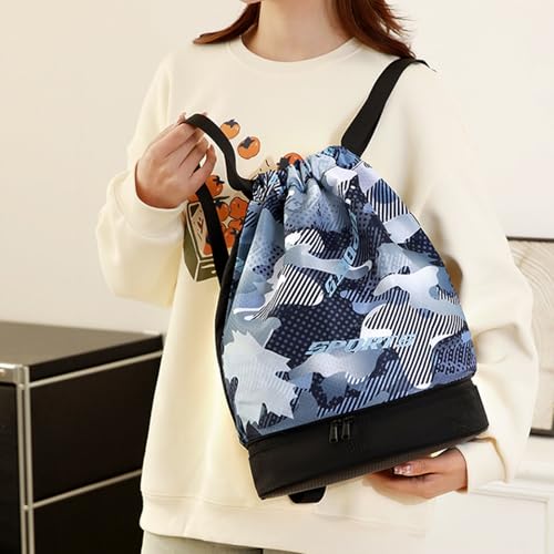 Sac de sport avec compartiment à chaussures et séparation sec humide - 3