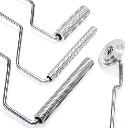 YOUEON 5 Pcs Fiberglass Roller Tools Kit, Fiberglass Laminating Rollers with Aluminum Head, Resin Laminating Roller Set for Mold, Composite Projects, Tub, Boat Repair by Youeon - Used condition - Image 4