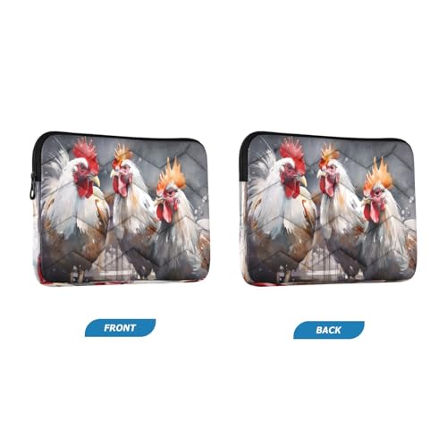 Funda para Laptop Roosters Painting 13-14 Pulgadas miniatura 2