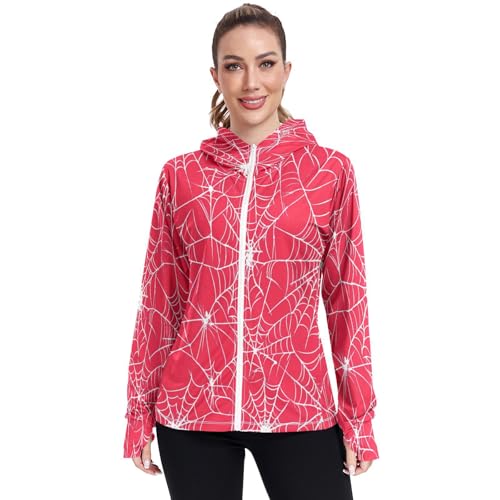 Gradient Purple Athletic Shirts Women Upf 50+ Running Hoodie Women S-XXL Zip Up Workout Jacket, Violet dégradé 39, X-Large