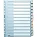 Produktbild Leitz 10 x Register A4 12-teilig PP blanko grau