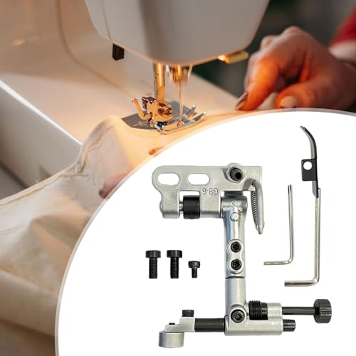 Guide de bord suspendu pour surpiqûres parfaites en atelier de couture