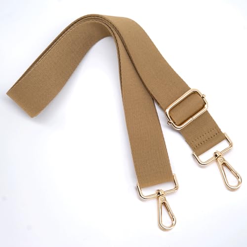 Image of S&loyoe Thickened Solid Color Purse Straps Replacement Crossbody Bag Strap Adjustable Wide Guitar Straps for Handbags 1.5inch