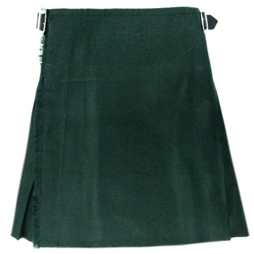 Kilt irlandais de qualité supérieure Tartanista vert forêt 10 oz