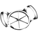 Orange Slicer and Cutter - Stainless Steel Apple Slicer With 6 Sharp Blades - Sturdy Divider Kitchen Gadget for Tomatoes and Lemons