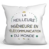 🪡 COUSSINS EN POLYESTER AVEC UNE TOUCHE COTON : Ils sont blancs, de taille carrée 40x40 cm, unisexe (valable aussi bien pour homme que pour femme) pour la maison ou l'extérieur.