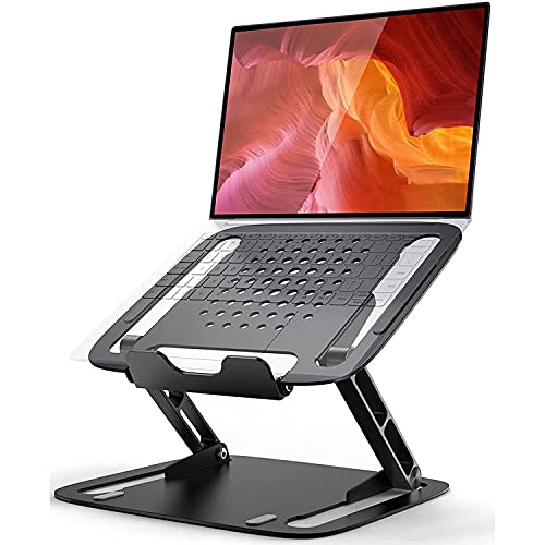 Support d'ordinateur portable pour bureau réglable et ergonomique
