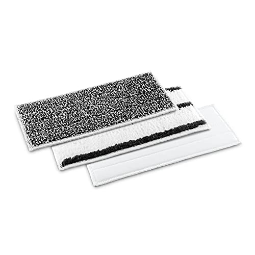 Kärcher wiederverwendbare Multitücher Pack (Scheuertuch, Fliesentuch und Softtuch) für Akkuwischer KV 4 - für empflindliche und robuste Oberflächen