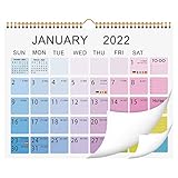 calendarios de mesa personalizados fotoprix 📅Formato grande - Calendario de pared NEWUPZSI 2022 | Calendario familiar grande de 12 meses con tareas pendientes, pegatinas de planificación, bloques forrados, perfecto para planificador de pared de oficina El tamaño de este calendario de pared es de 39 cm x 30 cm y el tamaño de cada bloque diario de este calendario de escritorio es de 3 cm x 2,8 cm, lo que ofrece mucho de espacio para planificar sus citas y recordatorios de tareas.