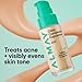Almay Clear Complexion Foundation, Oil-Free Face Makeup for Acne-Prone Skin, Buildable Coverage, Soft-Matte Finish, Vegan, 100, 1 fl oz