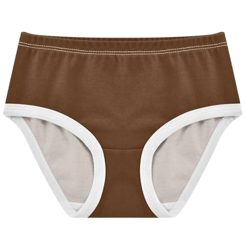 Joisal Coffee Coconut Brown Girls Underwear Toddlers 2t Cotton Cute Panties Girl Cartoon Underpants Briefs