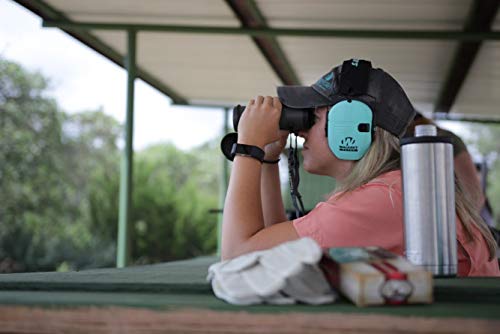 Walker's Razor Slim Gwp-Rsem-Ltl Electronic Muff Light Teal, 2 'Aaa' Batteries #TOP6