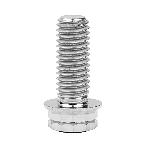 Image of Titanium Flange 12 Point Head M8 x15 20 25 30 35 40 45 50 55 60 65mm Screw Bolt Pack of 4 (M8x20mm, Normal Titanium)
