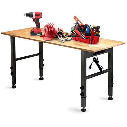 OLBRUS 54.3 'Adjustable Workbench with Power...