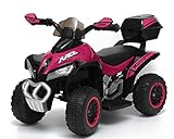  Mini Quad Elettrico per Bambini 6V Kid Go Deluxe Rosa