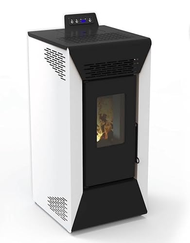 Stufa a pellet wifi Courmayeur 8,74 kw Bianco