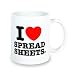 Produktbild Flashpoint AG Paladone I Love Spreadsheets Becher, Keramik, White, 15 x 15 x 15 cm