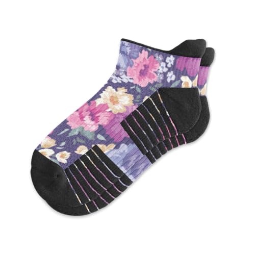 Image of Viasox Ankle Compression Socks for Women & Men, 14 mmHg Support Improves Circulation, Extra Cushioned