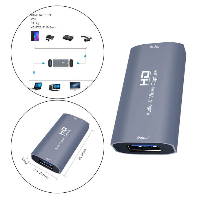 Tobo HD USB Audio Video Capture Card Device for Recording Teaching for PC USB Female to HDMI Female Video Capture Card Z52 TD-827HVC - Image 3