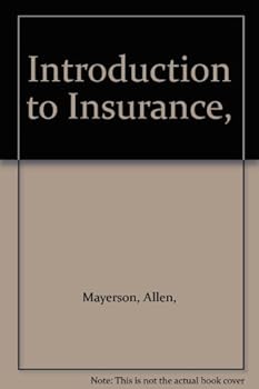 Hardcover Introduction to Insurance, Book