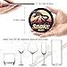6 Pcs Snake Mountain Drink Coasters with Holder Leather Desk Coaster Round Ceramic Table Coasters Set Cup Mat for Home Decor Tabletop Protection Suitable for Kinds of Cups