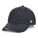'47 Blank Classic MVP Cap, Adjustable Plain Structured Hat for Men and Women – Charcoal