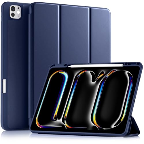 Akkerds for iPad Pro 13 Inch Case (M5/M4) 2025/2024 with Pencil Holder,Navy