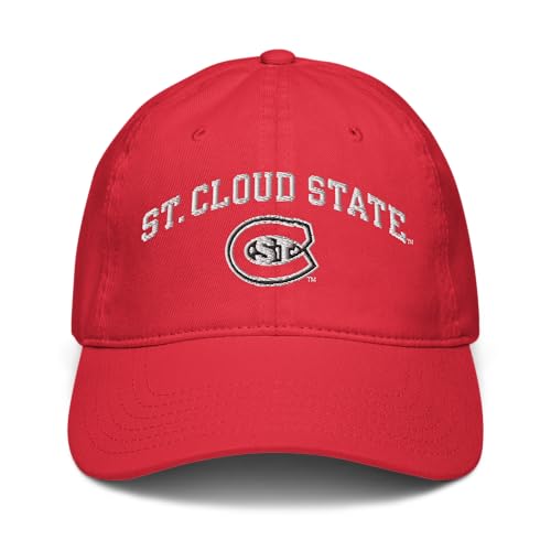 Gorra beisbolera ajustable St. Cloud State Huskies roja miniatura 2