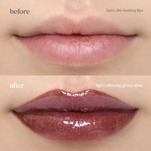 Image of NOONI Applecranberry Lip Oil Shimmer - Plumping Tinted Glossy Lip Oil