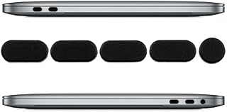 kwmobile Anti-Dust Protection Plugs Set - Silicone Rubber Dust Plug Stopper Compatible with Apple MacBook Pro 13"/15" (ab 2016) A1708, A1706, A1989, A1989, A2159, A2251, A2289, A2338, A1707, A1990