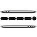 Produktbild kwmobile 5x Staubschutz kompatibel mit Apple MacBook Pro 13" / 15" (ab 2016) - Stöpsel Stecker Dust Plug Staubstecker Schwarz