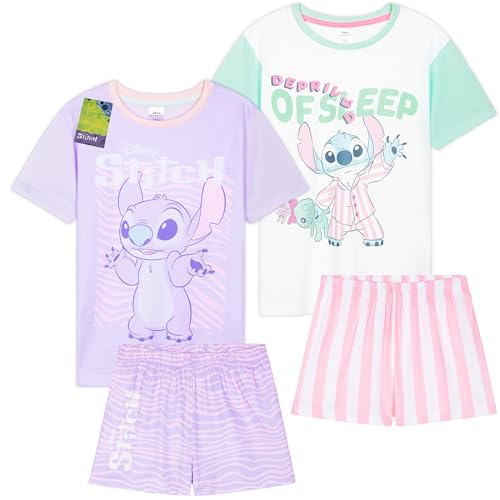 Get Trend Girls Pajamas 2 Pack Short Sleeve Cute PJs Kawaii Pajamas for Kids Teens