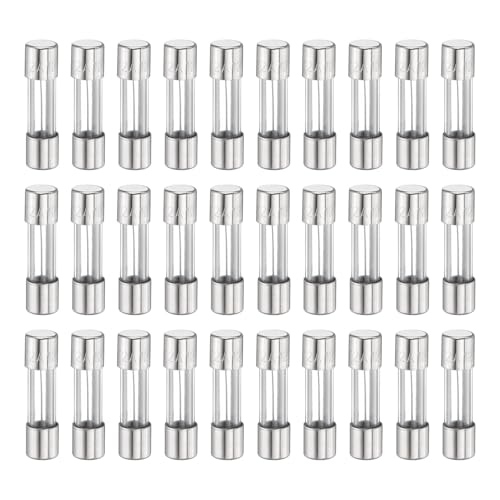 Fusibles de vidrio de 12 A HARFINGTON 5x20 mm de acción rápida para hornos y TV 30 uds