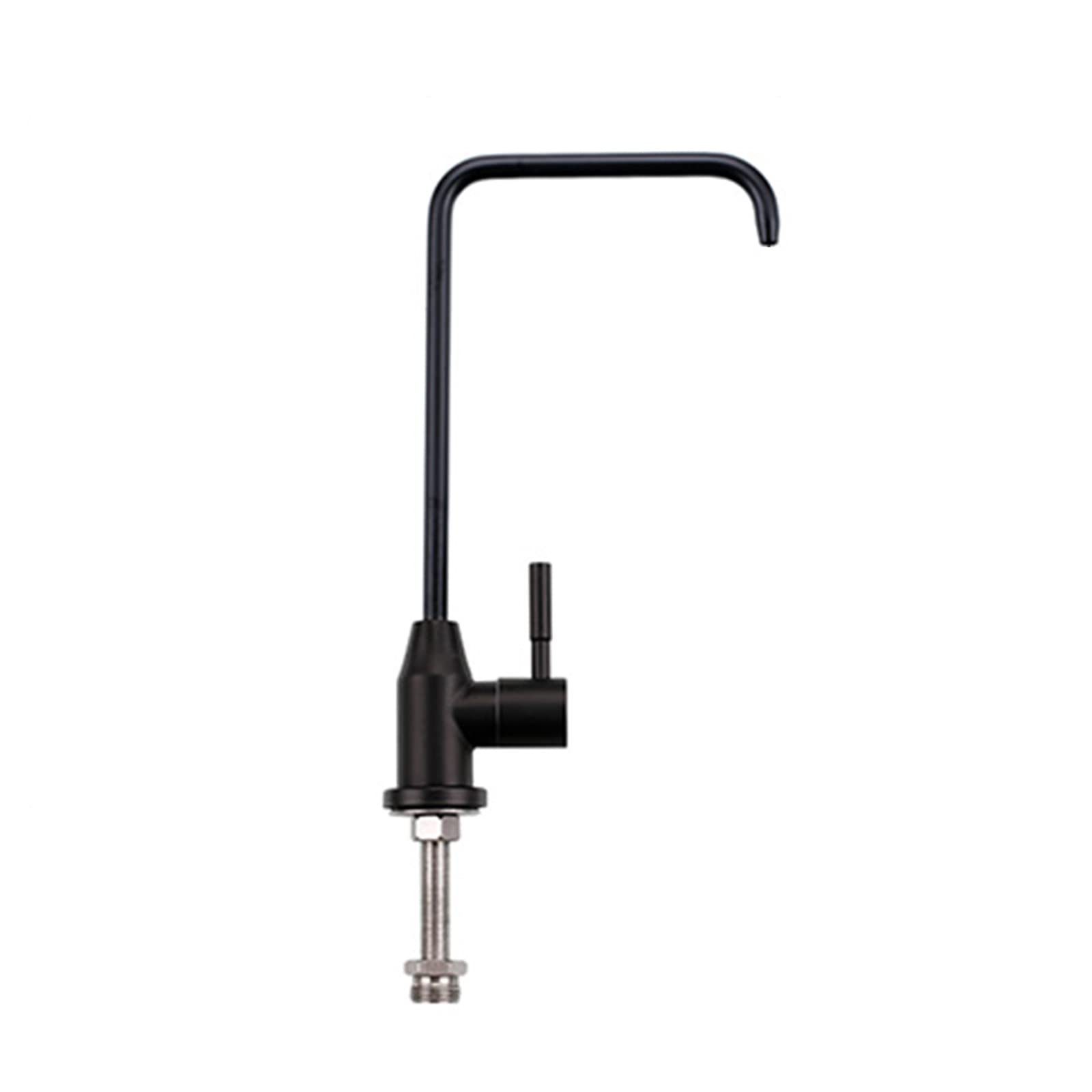 Robinet de cuisine avec filtre noir pour éliminer l'eau en bouteille