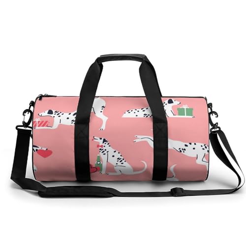 Sac de voyage dalmatien imperméable parfait pour camping, randonnée et week-end sportif